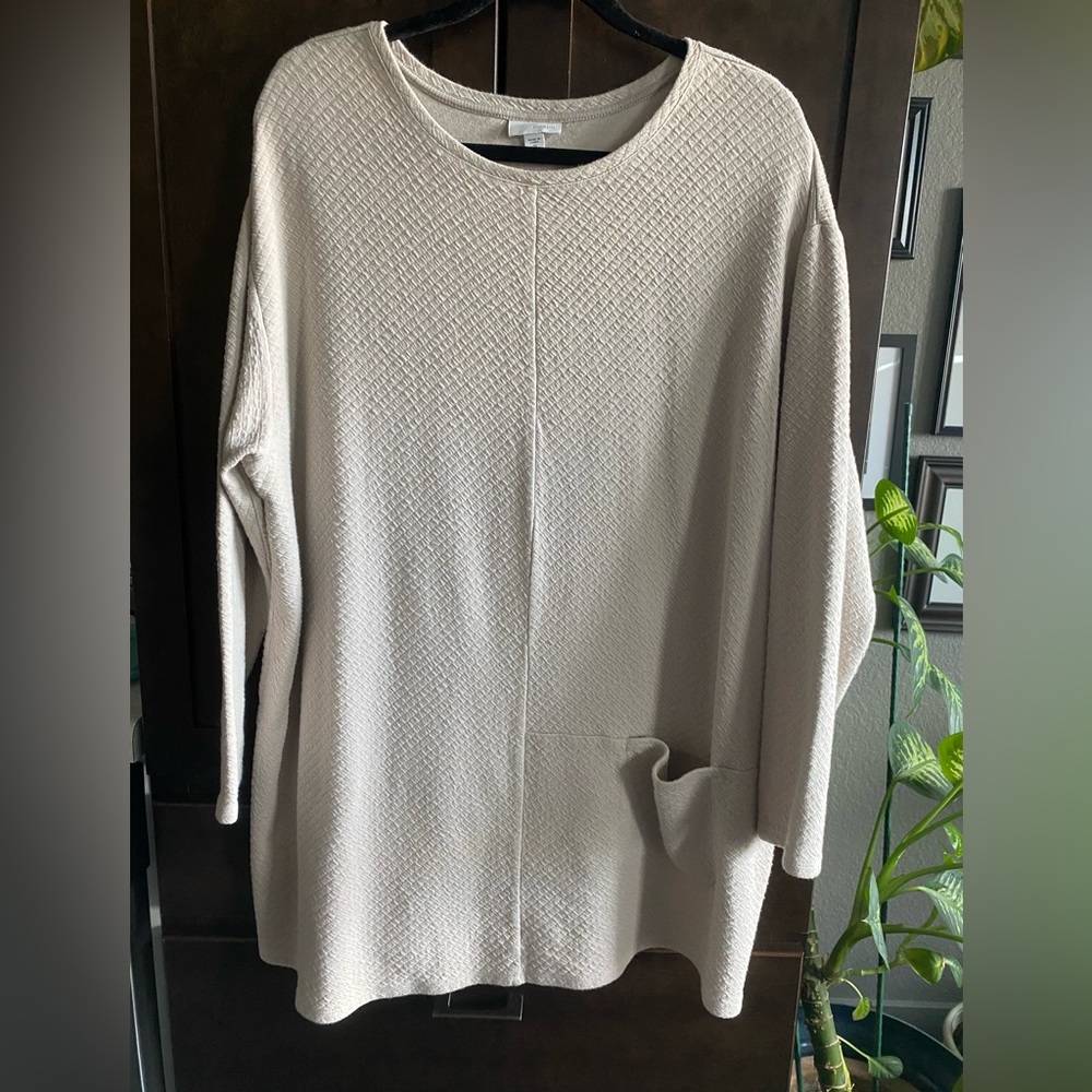 Pure Jill JJill long sleeve tunic.  Size 3X